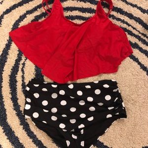 Cute two piece bathing suit